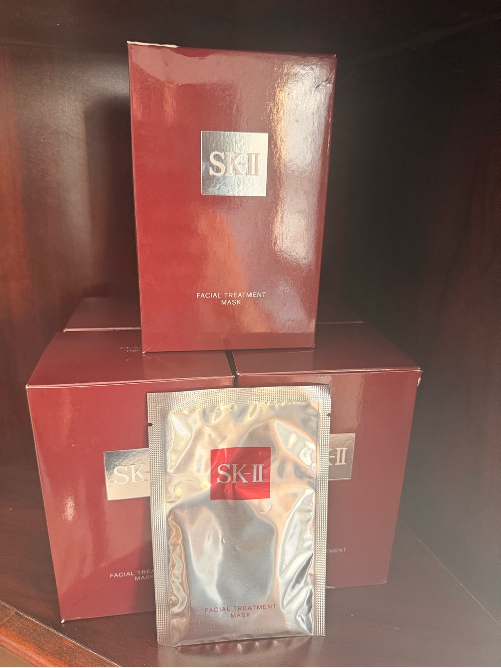 SK-II Facial Treatment Mask — Deep Red Hydrating 10 Pack